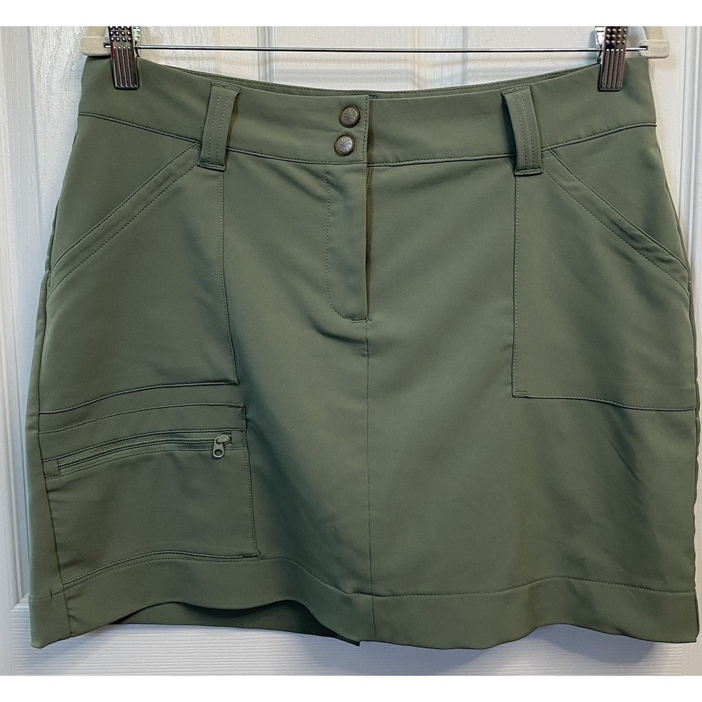 World Wide Sportsman Women's Golf Skort-Pickle Ball,Tennis, Hiking Army Green 6